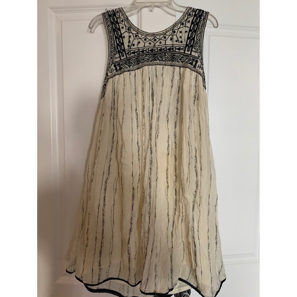 Free people | beaded open back dress